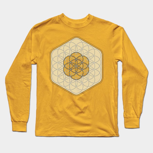 Metatron's Cube Long Sleeve T-Shirt by Sojourner Z